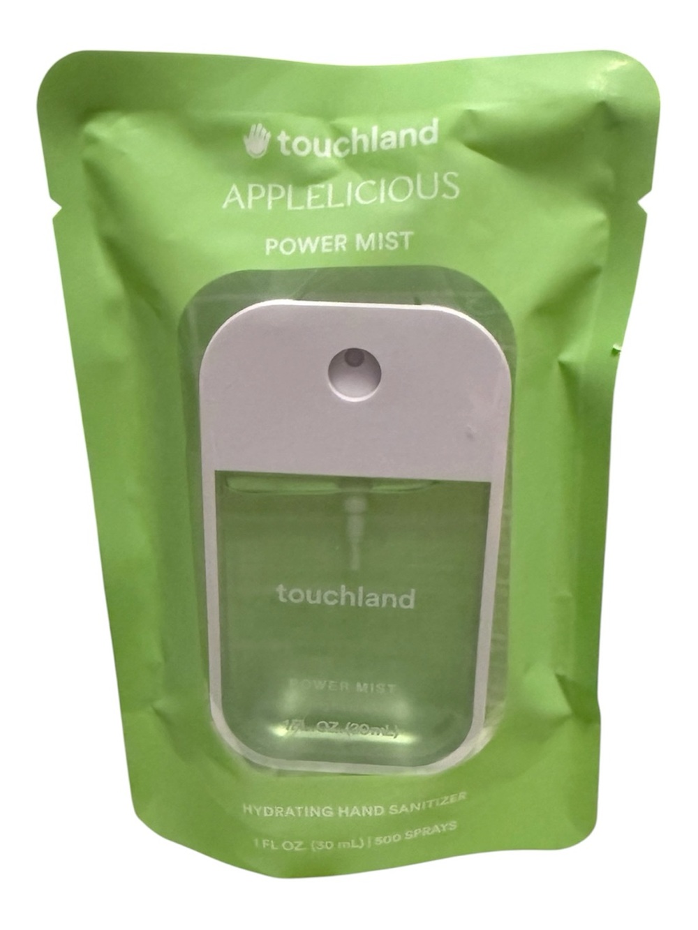 Touchland Applelicious Power Mist Hydrating Hand Sanitizer – Green